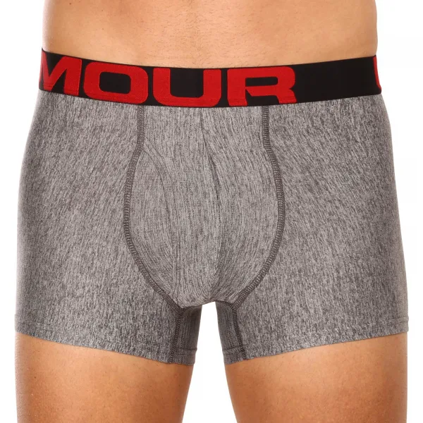 2PACK Pánske boxerky Under Armour sivé (1363618 011) S, trenky