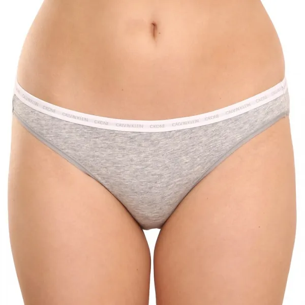 2pack dámske nohavičky CK ONE šedé (QD3789E-8HT) S