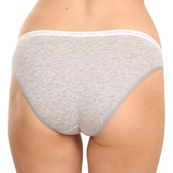 2pack dámske nohavičky CK ONE šedé (QD3789E-8HT) S