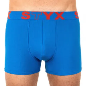 3PACK pánske boxerky Styx športová guma modré (G9676869) M, trenky