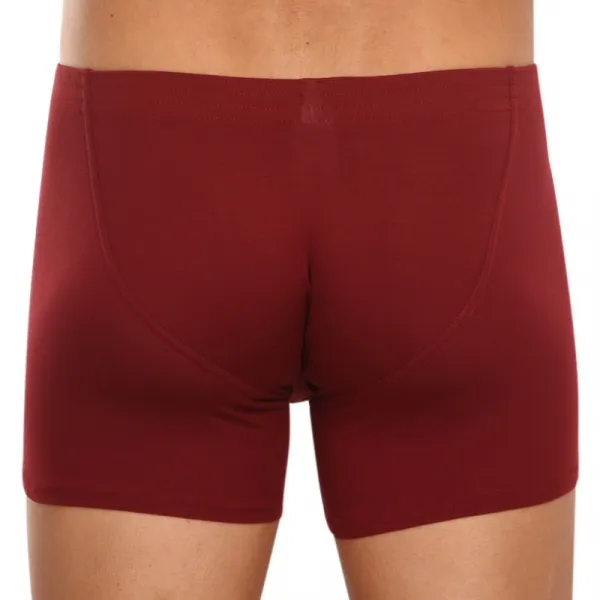 Pánske boxerky Styx long klasická guma vínové (F1060) M, trenky