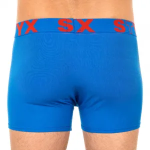 3PACK pánske boxerky Styx športová guma modré (G9676869) M, trenky