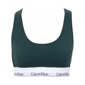 Dámska podprsenka Calvin Klein tmavo zelená (F3785E-CP2) M