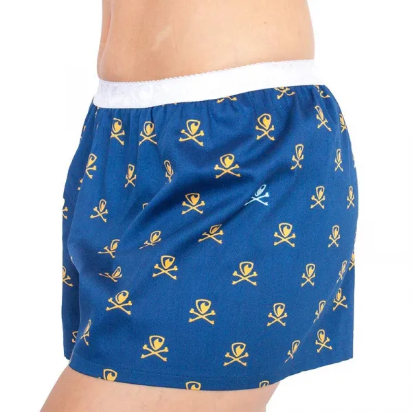 Dámske trenky Represent small bones modré (R0W-BOX-0705) S, trenírky