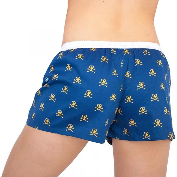 Dámske trenky Represent small bones modré (R0W-BOX-0705) S, trenírky