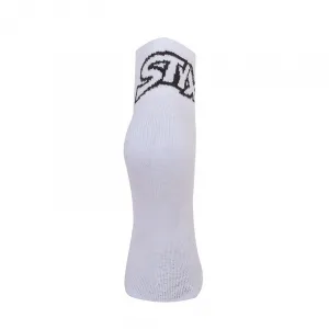 Ponožky Styx členkové biele s čiernym logom (HK1061) M