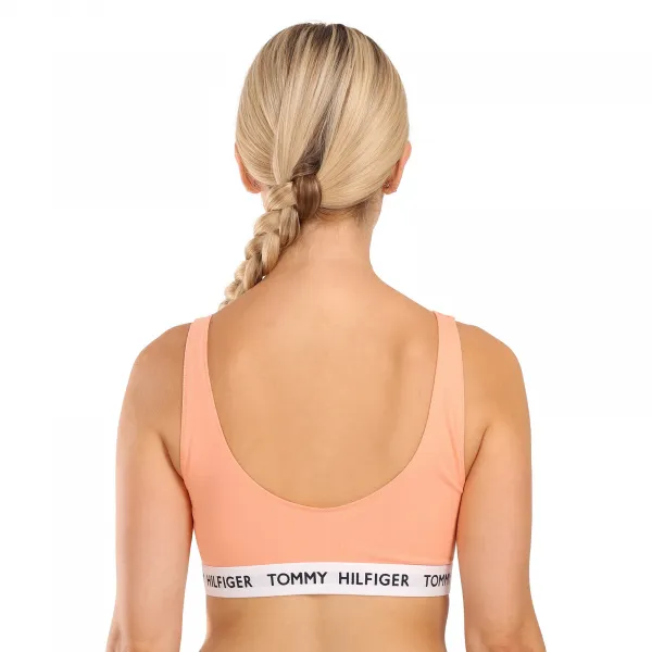 Dámska podprsenka Tommy Hilfiger oranžová (UW0UW02225 TD9) M