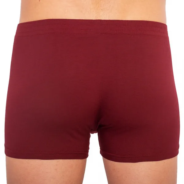Pánske boxerky Styx klasická guma vínové (Q1060) M, trenky