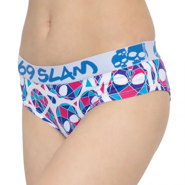 Dámske nohavičky 69SLAM boxer skullmond white S