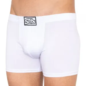 Pánske boxerky Styx long klasická guma biele (F1061) S, trenky