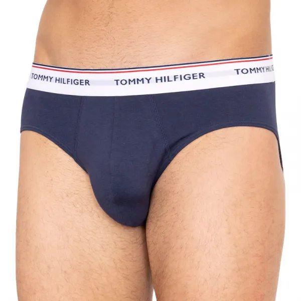 3PACK pánske slipy Tommy Hilfiger tmavo modré (1U87903766 904) M