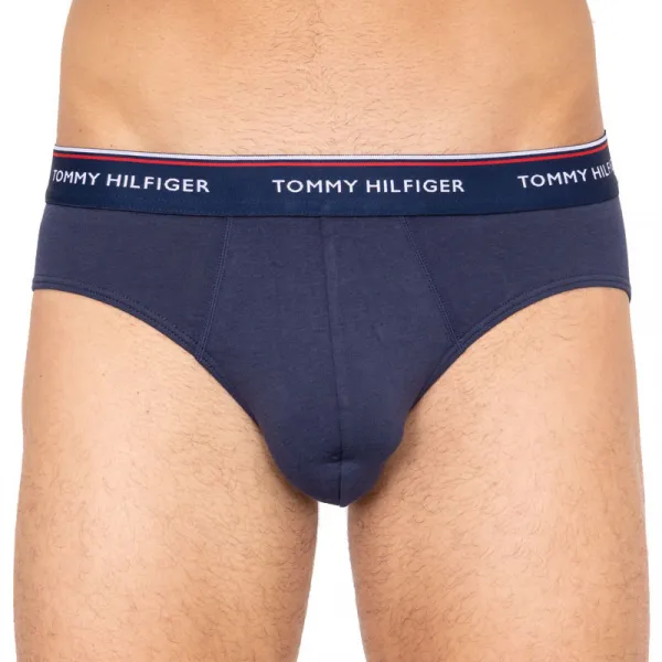 3PACK pánske slipy Tommy Hilfiger tmavo modré (1U87903766 904) M