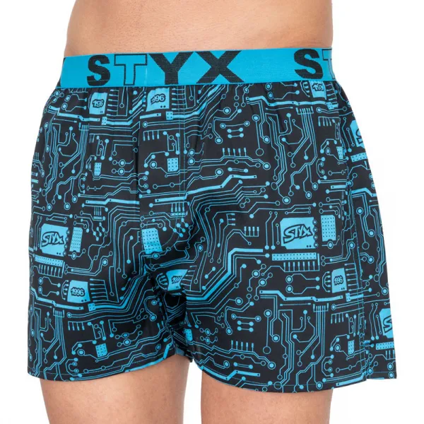 Pánske trenky Styx art športová guma tišťák (B857) M, trenírky