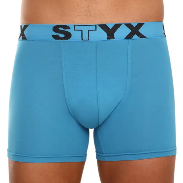 3PACK pánske boxerky Styx long športová guma modré (U9676869) S, trenky