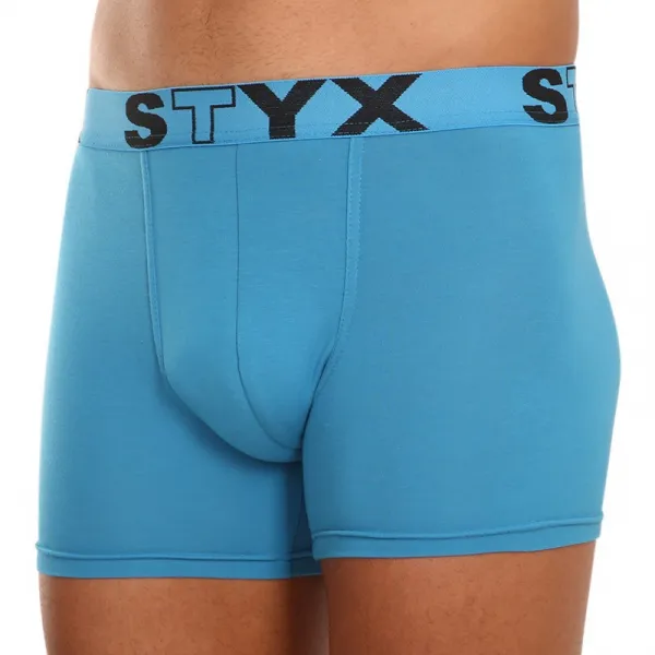 3PACK pánske boxerky Styx long športová guma modré (U9676869) S, trenky