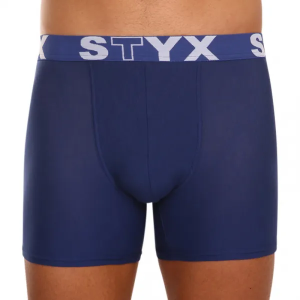 3PACK pánske boxerky Styx long športová guma modré (U9676869) S, trenky