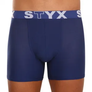 3PACK pánske boxerky Styx long športová guma modré (U9676869) S, trenky