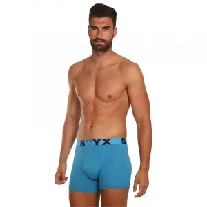 3PACK pánske boxerky Styx long športová guma modré (U9676869) S, trenky