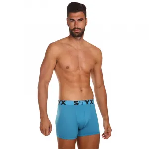 3PACK pánske boxerky Styx long športová guma modré (U9676869) S, trenky