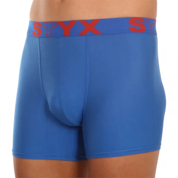 Pánske boxerky Styx long športová guma modré (U967) M, trenky
