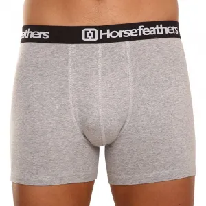 3PACK pánske boxerky Horsefeathers Dynasty heather gray (AM067C) XXL, trenky