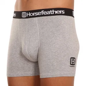 3PACK pánske boxerky Horsefeathers Dynasty heather gray (AM067C) XXL, trenky