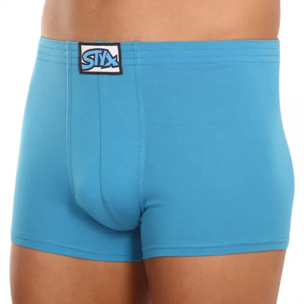 Pánske boxerky Styx klasická guma modré (Q969) S, trenky
