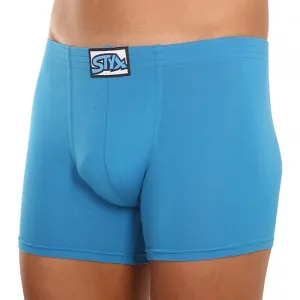 Pánske boxerky Styx long klasická guma modré (F969) M, trenky