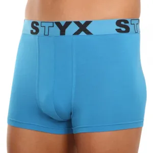 Pánske boxerky Styx športová guma svetlo modré (G969) M, trenky