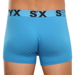 Pánske boxerky Styx športová guma svetlo modré (G969) M, trenky