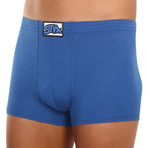 Pánske boxerky Styx klasická guma modré (Q967) S, trenky