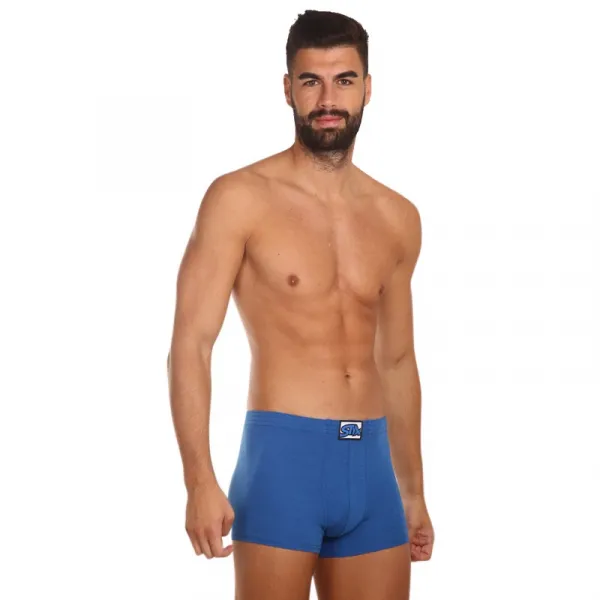 Pánske boxerky Styx klasická guma modré (Q967) S, trenky