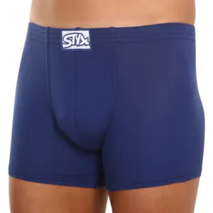 Pánske boxerky Styx long klasická guma modré (F968) M, trenky