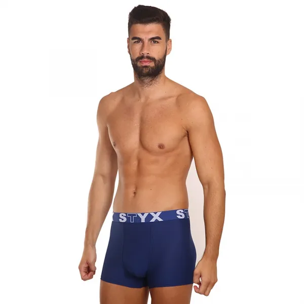 Pánske boxerky Styx športová guma tmavo modré (G968) M, trenky
