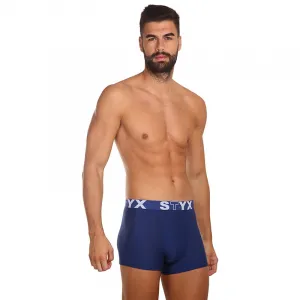 Pánske boxerky Styx športová guma tmavo modré (G968) M, trenky
