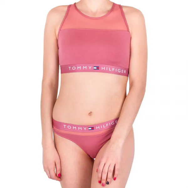 Dámska podprsenka Tommy Hilfiger ružová (UW0UW00012 503) M