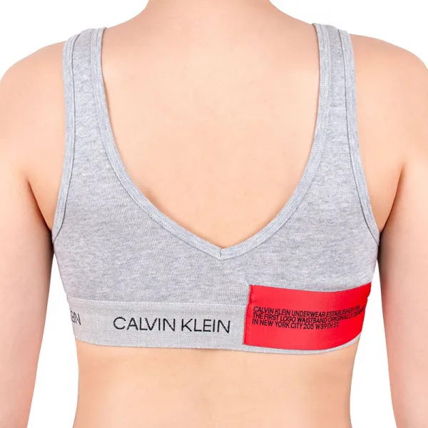 Dámska podprsenka Calvin Klein sivá (QF5251E-020) M
