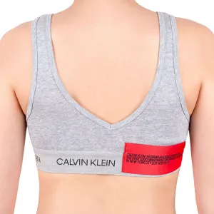 Dámska podprsenka Calvin Klein sivá (QF5251E-020) M