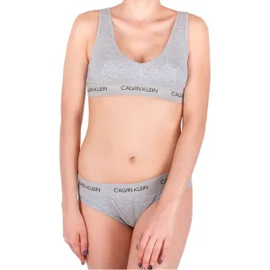 Dámska podprsenka Calvin Klein sivá (QF5251E-020) M