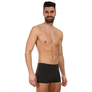 Pánske boxerky Gino bezšvové bambusové čierne (53005) S, trenky