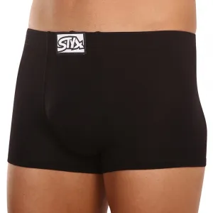 Pánske boxerky Styx klasická guma čierne (Q960) S, trenky