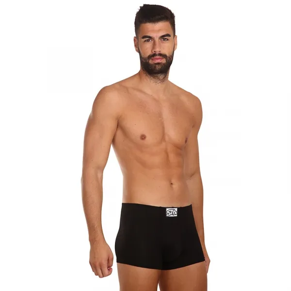 Pánske boxerky Styx klasická guma čierne (Q960) S, trenky
