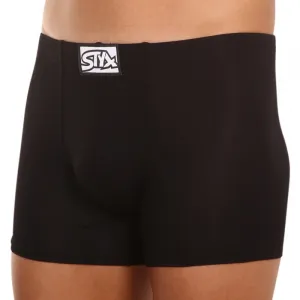 Pánske boxerky Styx long klasická guma čierne (F960) S, trenky