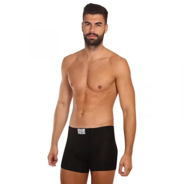 Pánske boxerky Styx long klasická guma čierne (F960) S, trenky