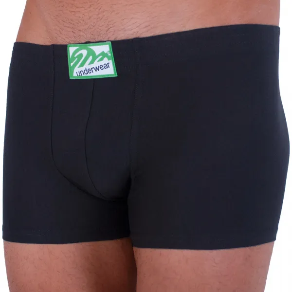 Pánske boxerky Styx klasická guma čierne (Q962) M, trenky