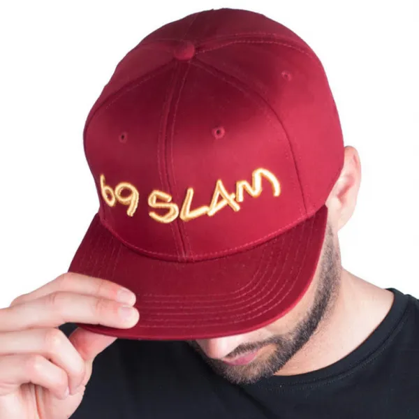 Šiltovka 69SLAM logo - JP bordó uni