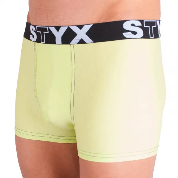Pánske boxerky Styx športová guma nadrozmer zelenkavé (R4) 4XL, trenky