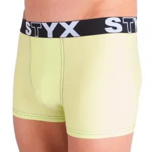 Pánske boxerky Styx športová guma nadrozmer zelenkavé (R4) 4XL, trenky