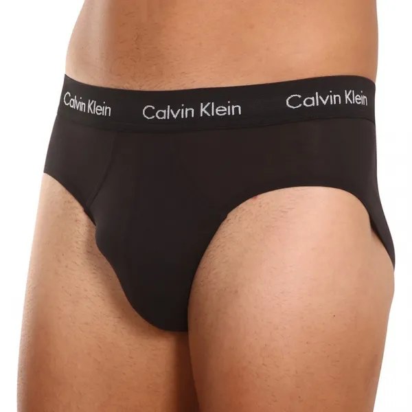 3PACK pánske slipy Calvin Klein čierne (U2661G-XWB) S