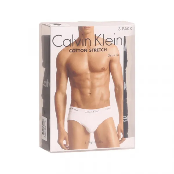 3PACK pánske slipy Calvin Klein čierne (U2661G-XWB) S
